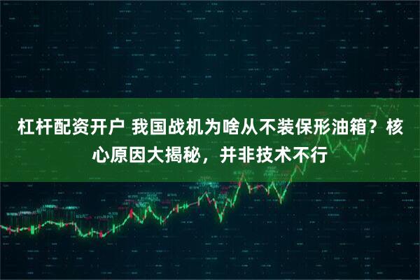 杠杆配资开户 我国战机为啥从不装保形油箱？核心原因大揭秘，并非技术不行